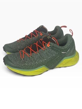 Salewa Women's Dropline Speed Hiking Shoes Size 10 Feld Green Trail Running